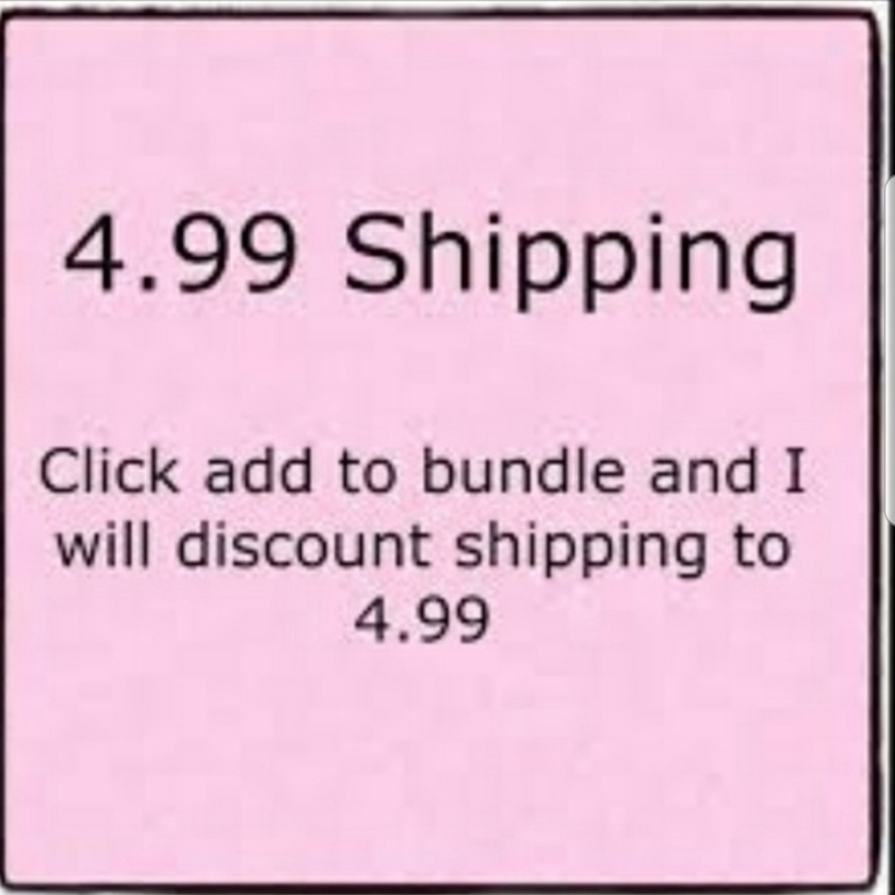$4.99 Shipping on 2 or more items